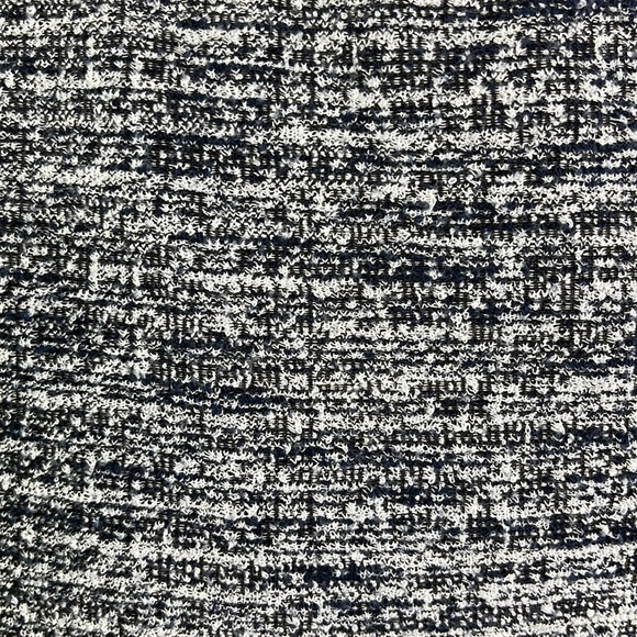 Banana Republic Black & White Boule Lurex Zipper Moto Style Jacket - Picture 13 of 16